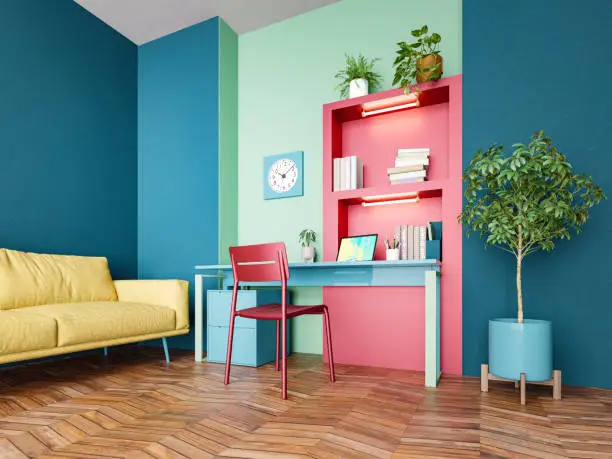 kleurvolle woning